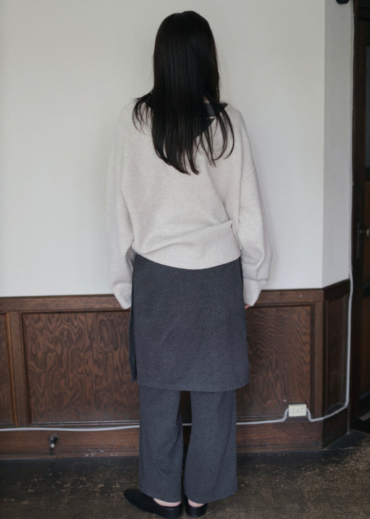 【先行】V-Neck Knit Pullover ※10月中旬より順次配送