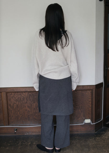 【先行】V-Neck Knit Pullover ※10月中旬より順次配送