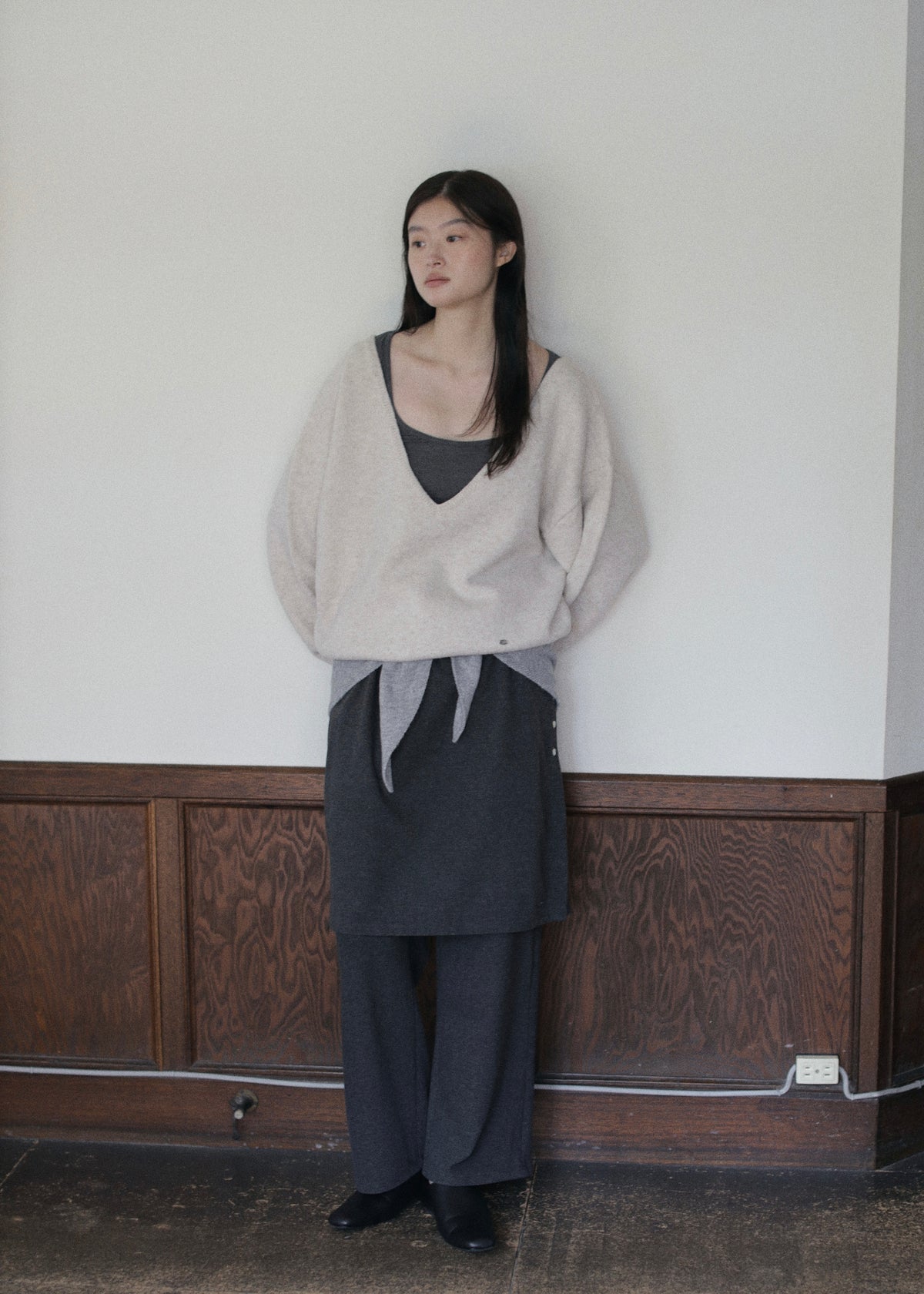 【先行】Triangle Knit Scarf ※10月中旬より順次配送