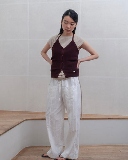 Boat Neck Drawstring Top（6/26 21:00-）