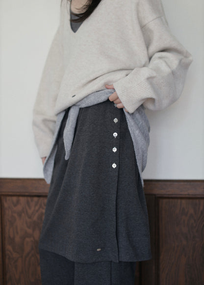 【先行】Wrap-Skirt Pants ※10月中旬より順次配送