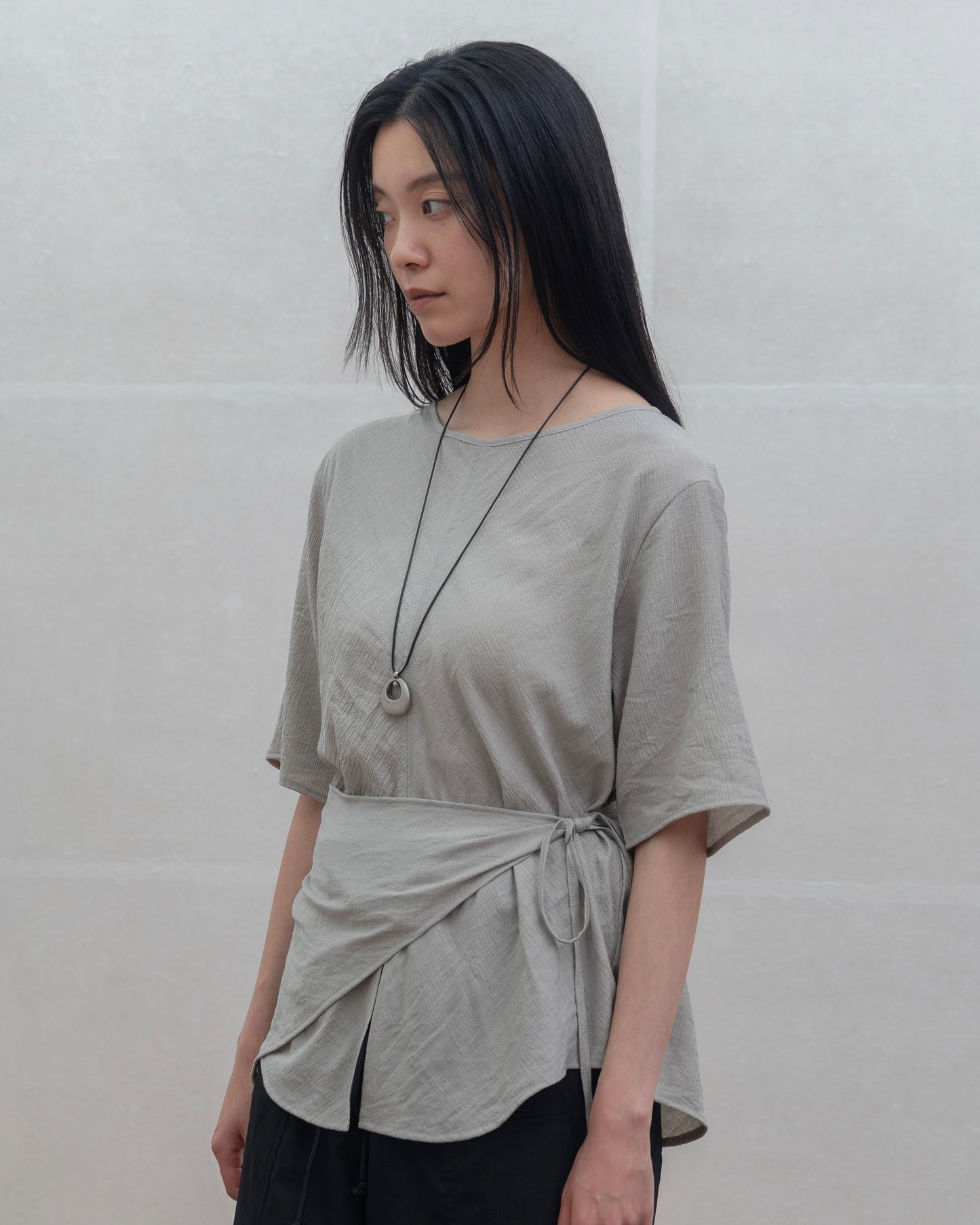 Obi-Wrap Sheer Top（6/26 21:00-）