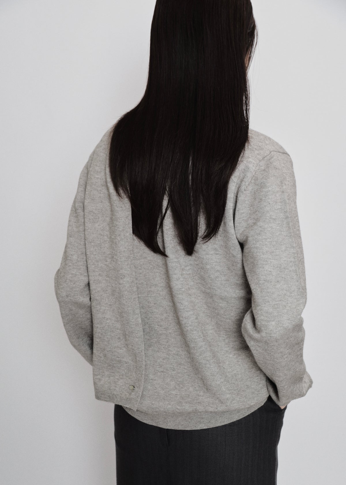 【先行】Wrap Knit Cardigan with Scarf ※10月中旬より順次配送