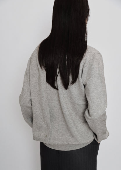 【先行】Wrap Knit Cardigan with Scarf ※10月中旬より順次配送