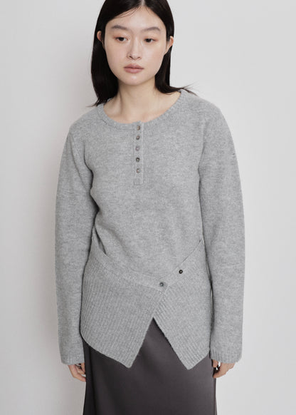 【先行】Waist-Wrap Knit Cardigan ※10月中旬より順次配送