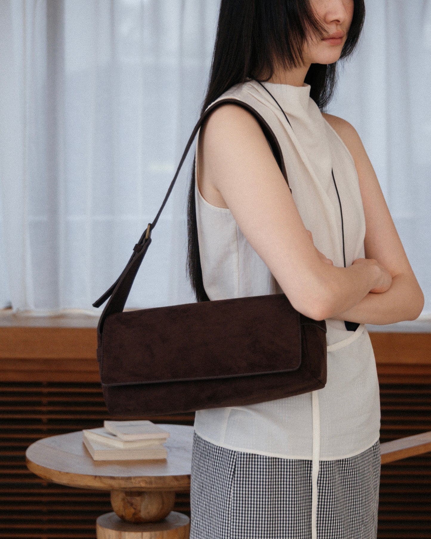Suède Baguette Bag