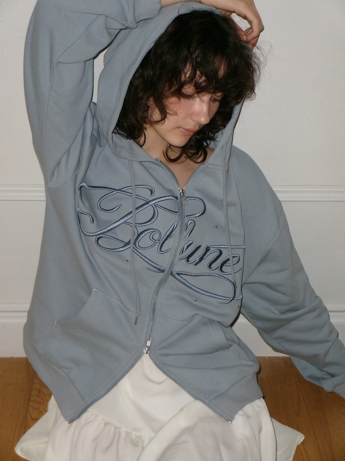 【先行】Big Lettering Zip-Up Hoodie ※10月下旬配送予定