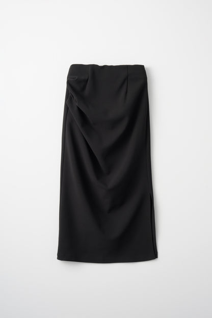 Drape Slit Skirt