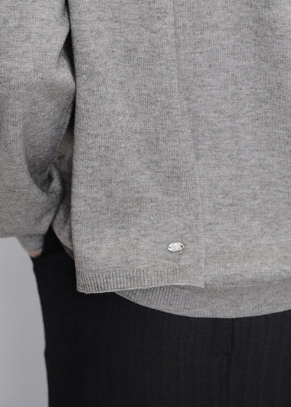 【先行】Wrap Knit Cardigan with Scarf ※10月中旬より順次配送