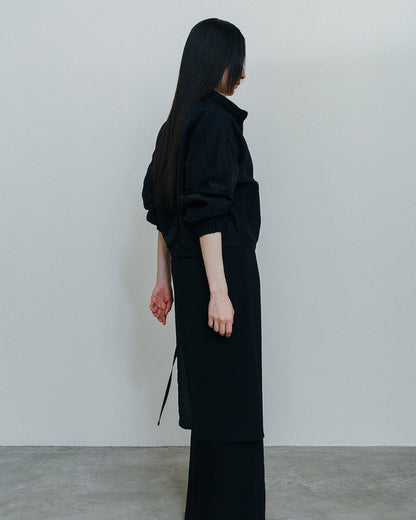 Washed Sheer Blouson