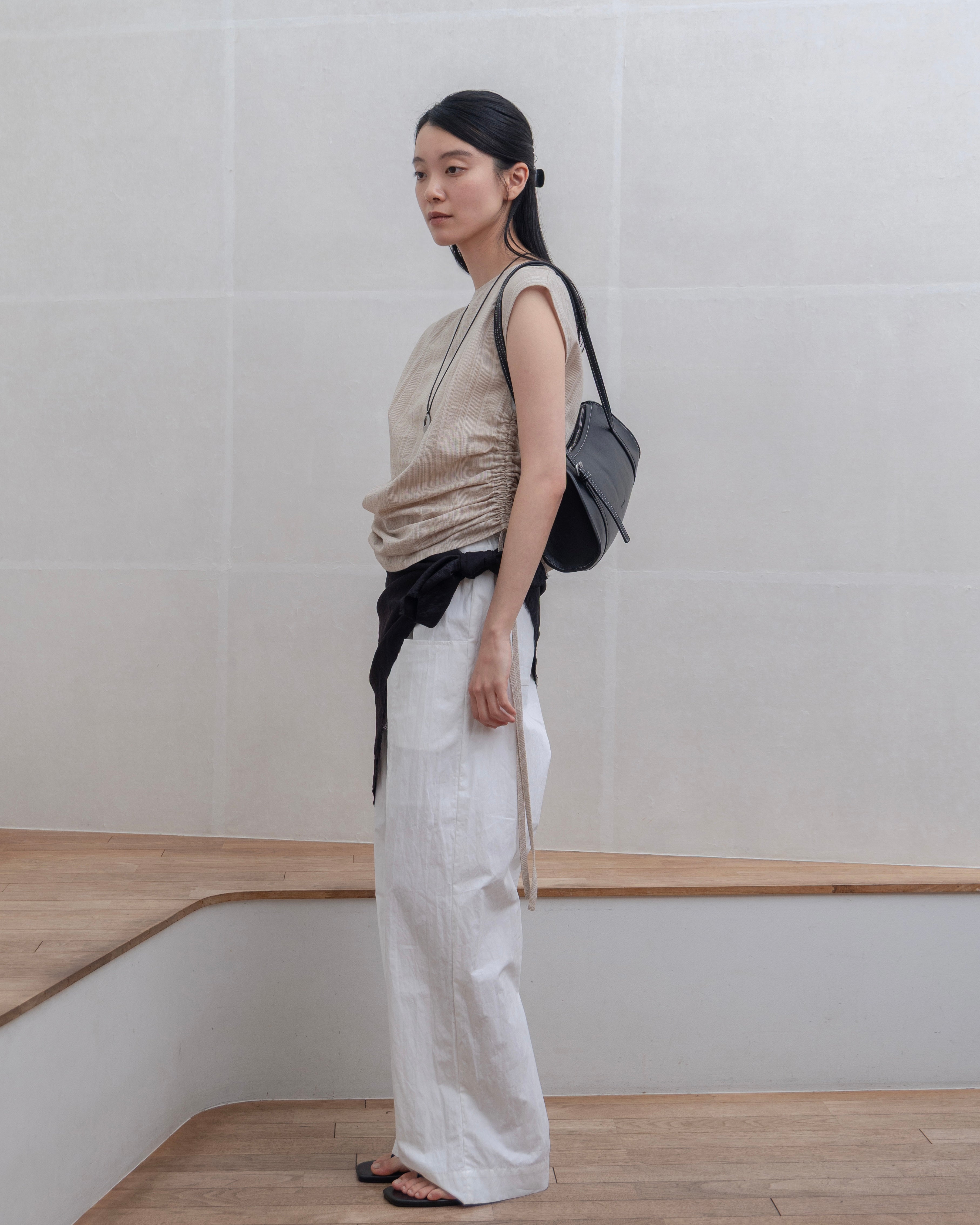 Boat Neck Drawstring Top – newv | ヌーヴ