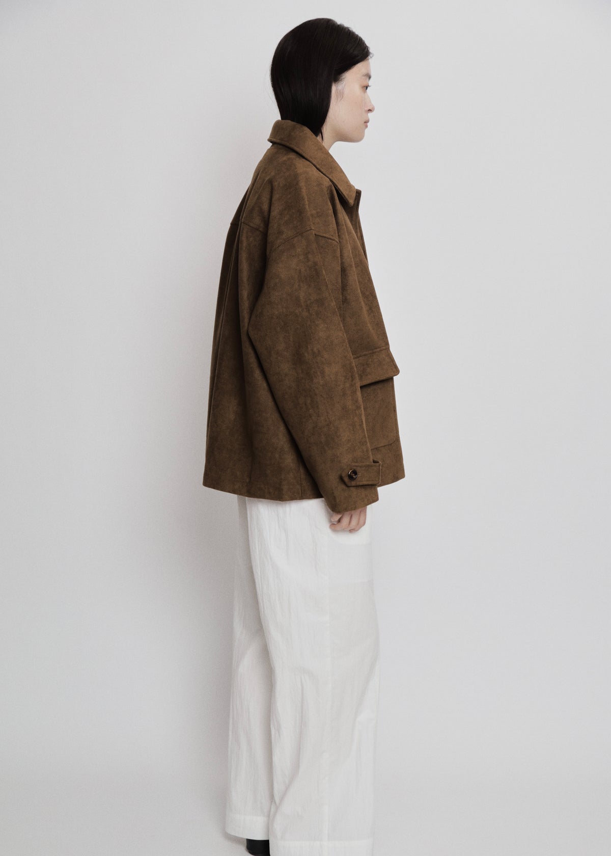 【先行】Faux Suede Oversized Blouson ※10月中旬より順次配送