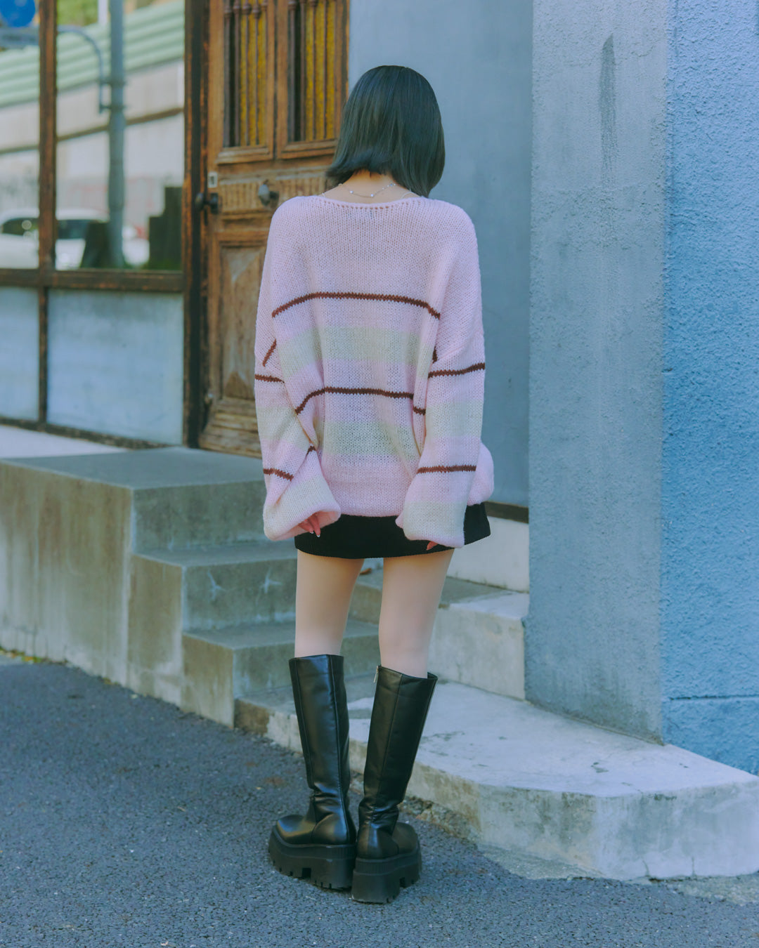 Big Silhouette Pullover Knit