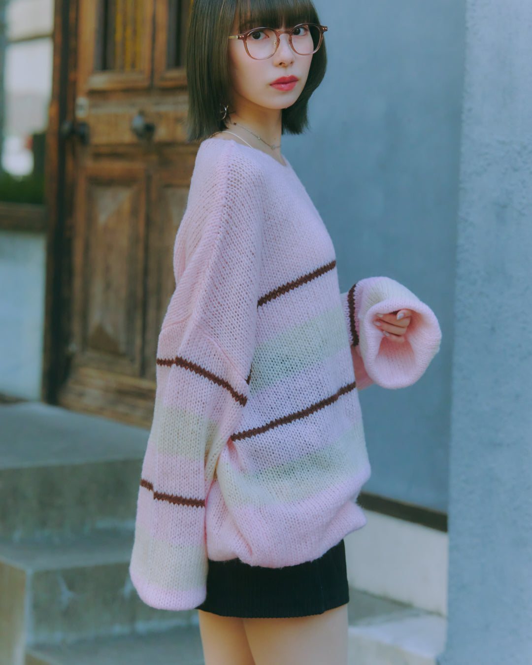 Big Silhouette Pullover Knit