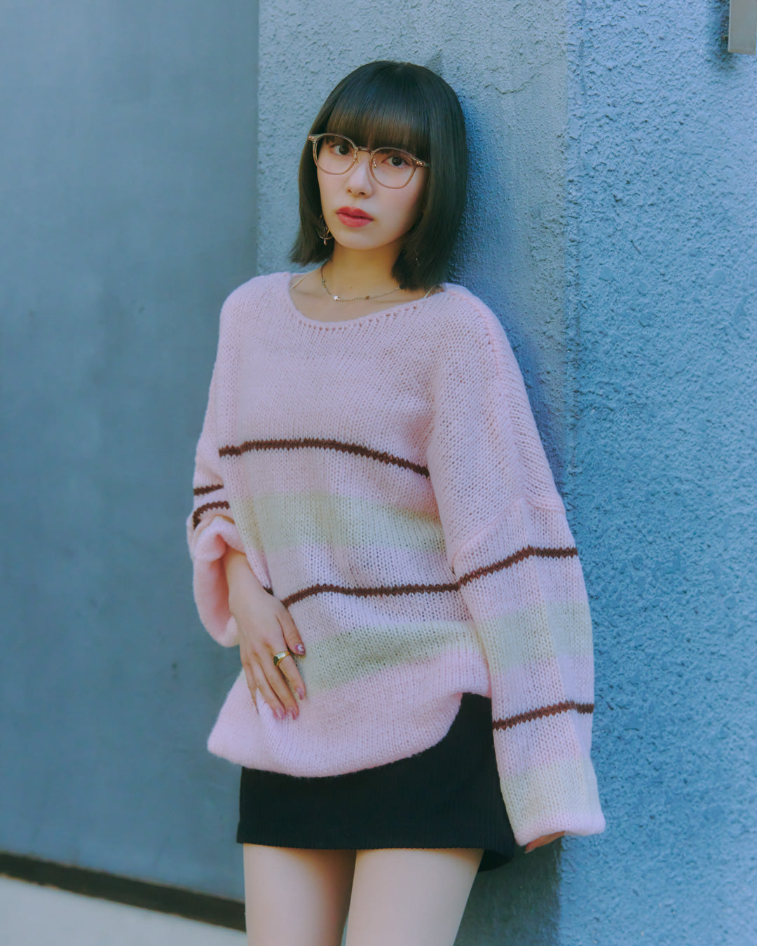 Big Silhouette Pullover Knit