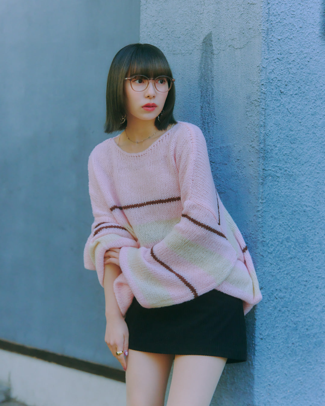 Big Silhouette Pullover Knit