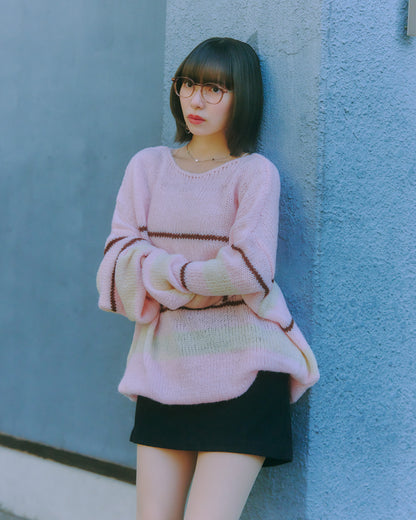 Big Silhouette Pullover Knit
