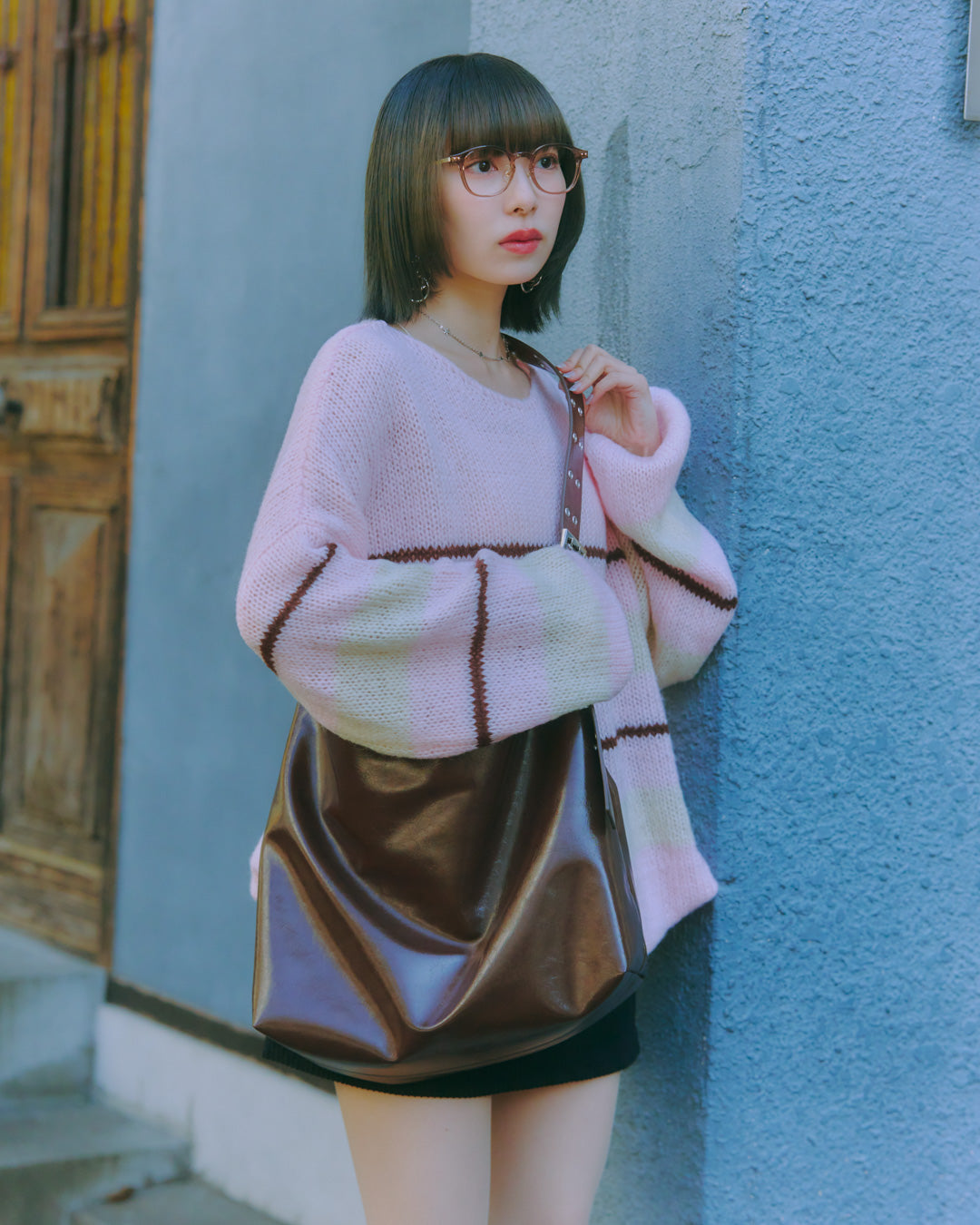 Big Silhouette Pullover Knit