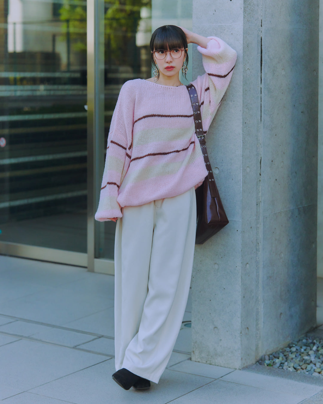 Big Silhouette Pullover Knit