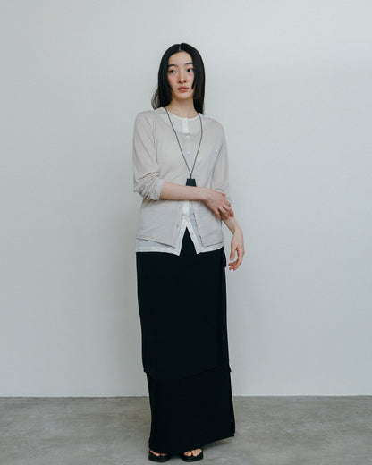 Layer Set Cardigan