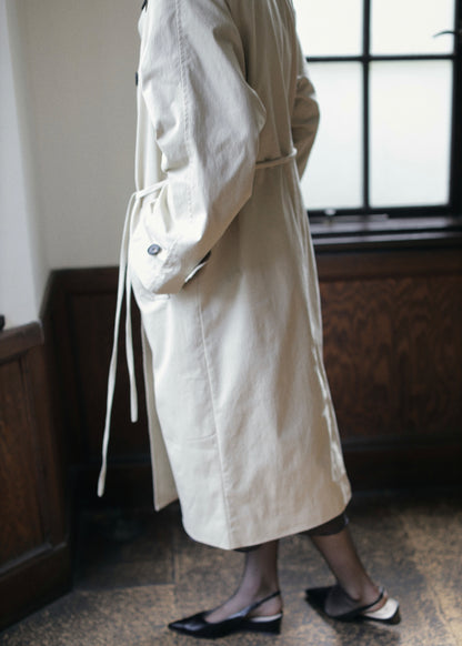 【先行】Funnel-Neck Trench Coat ※10月中旬より順次配送