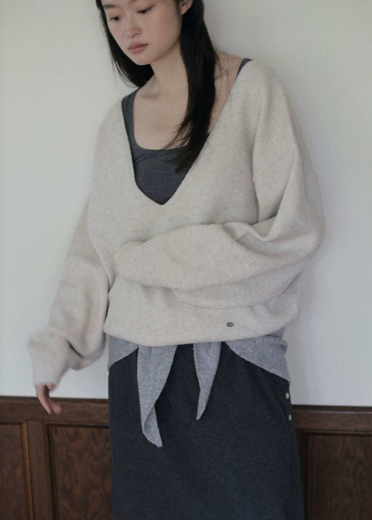 【先行】Triangle Knit Scarf ※10月中旬より順次配送
