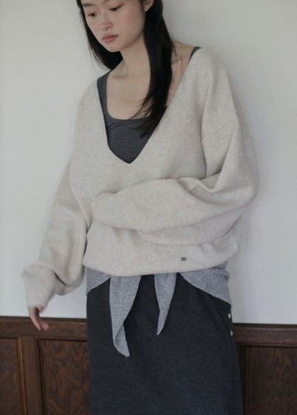 【先行】Triangle Knit Scarf ※10月中旬より順次配送