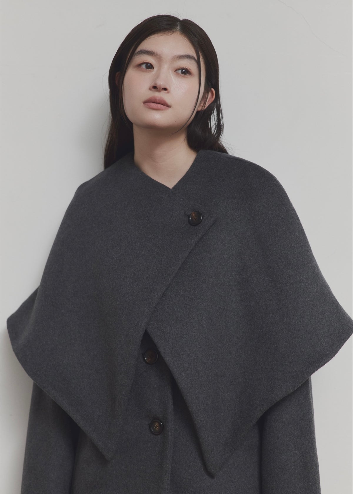 【先行】Layered Cape Coat ※10月中旬より順次配送