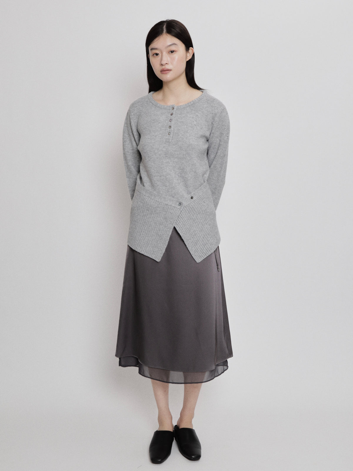 【先行】Waist-Wrap Knit Cardigan ※10月中旬より順次配送