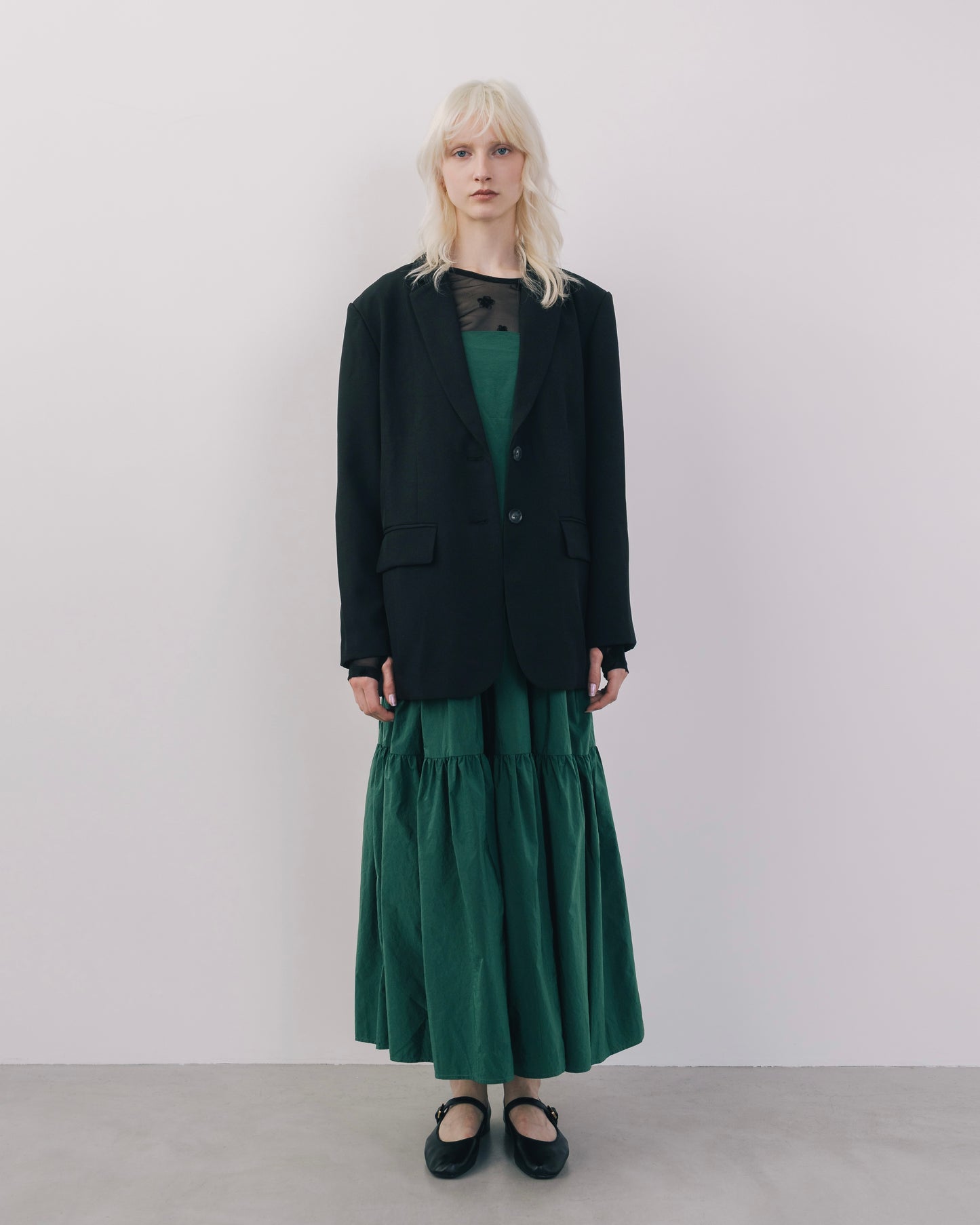 Back Gather Design Jacket