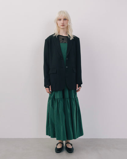 Back Gather Design Jacket