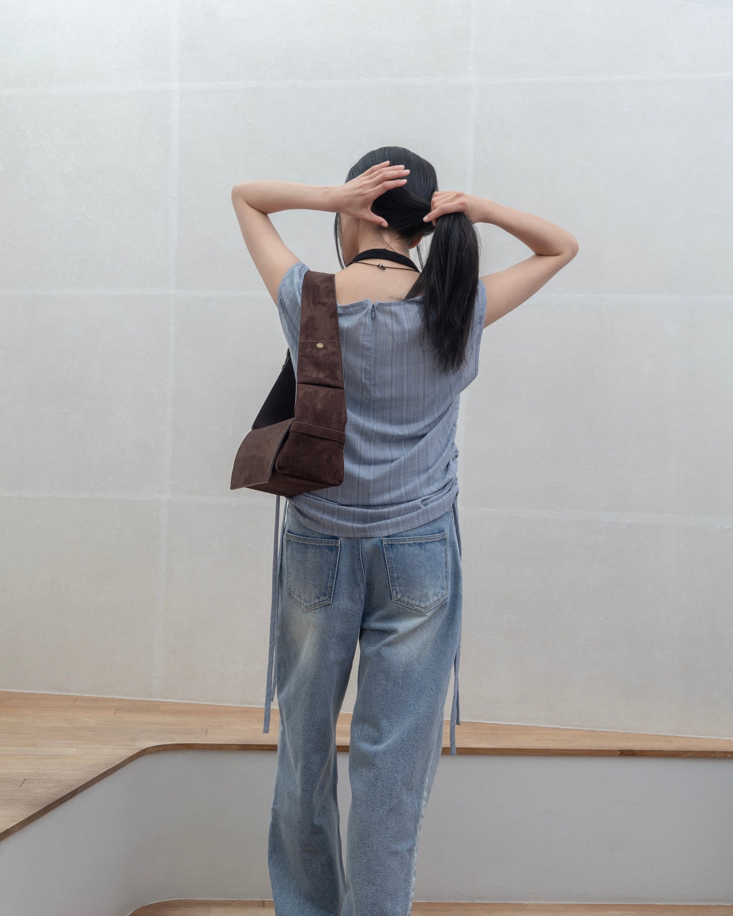 Boat Neck Drawstring Top（6/26 21:00-）