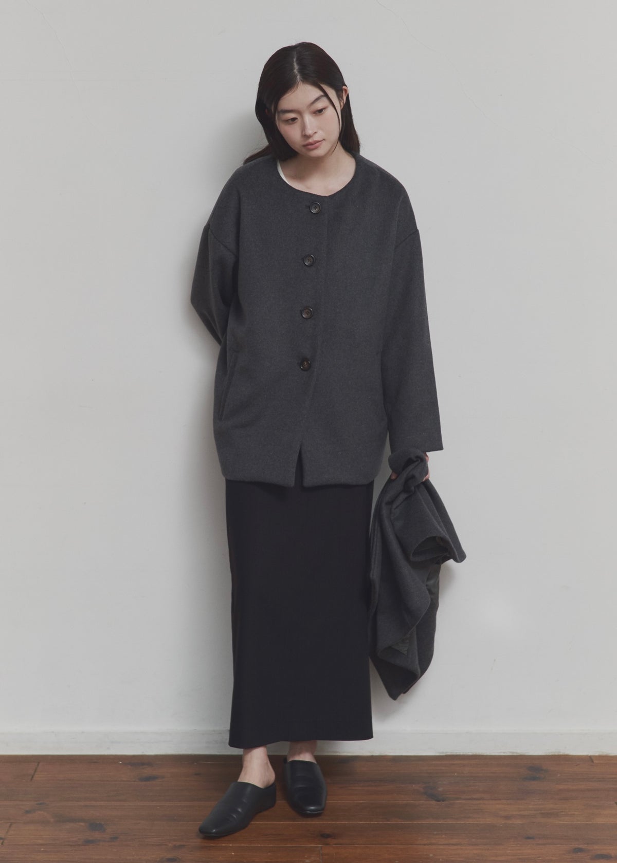 【先行】Layered Cape Coat ※10月中旬より順次配送