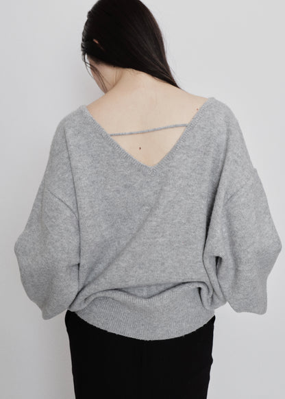 【先行】V-Neck Knit Pullover ※10月中旬より順次配送