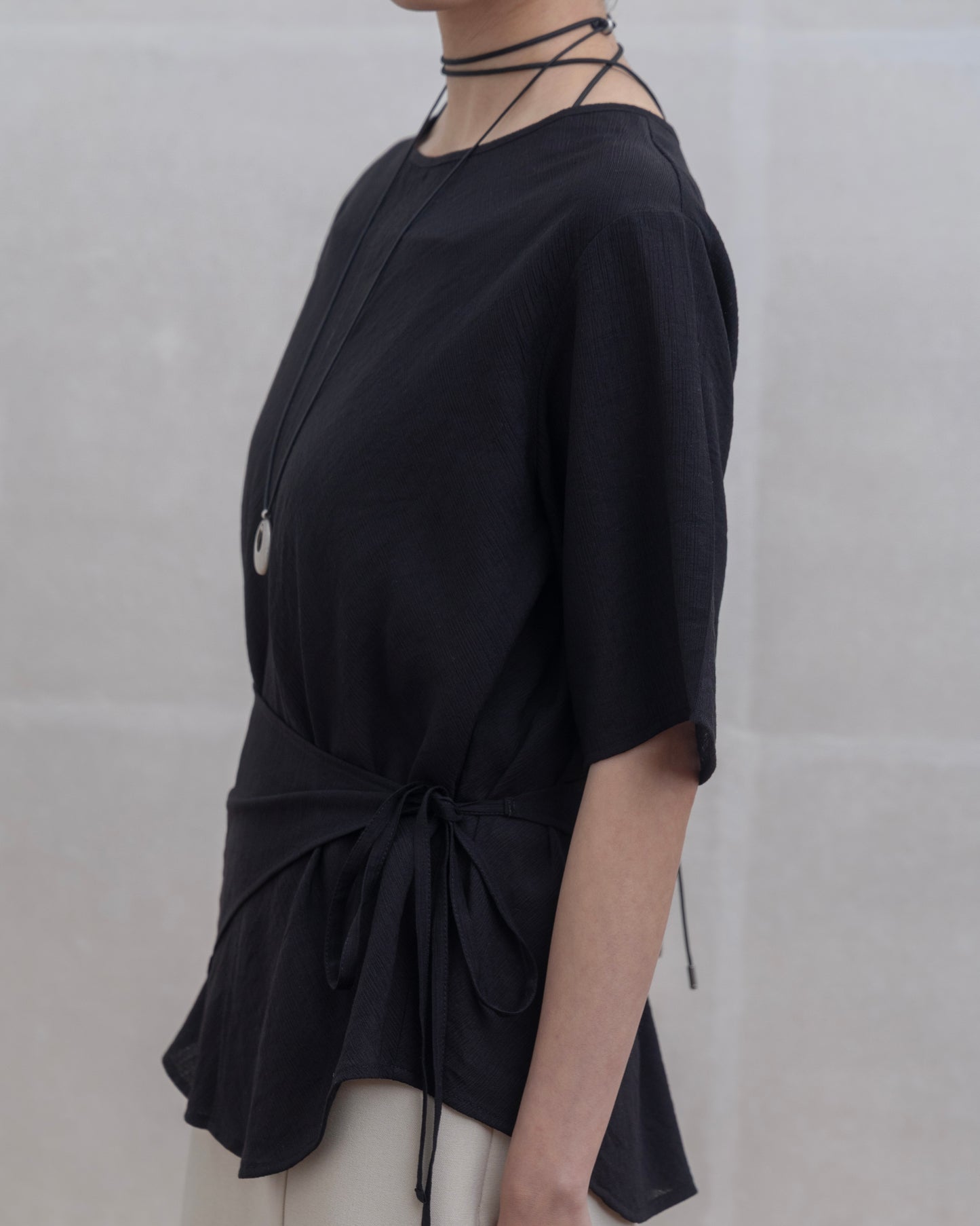 Obi-Wrap Sheer Top（6/26 21:00-）