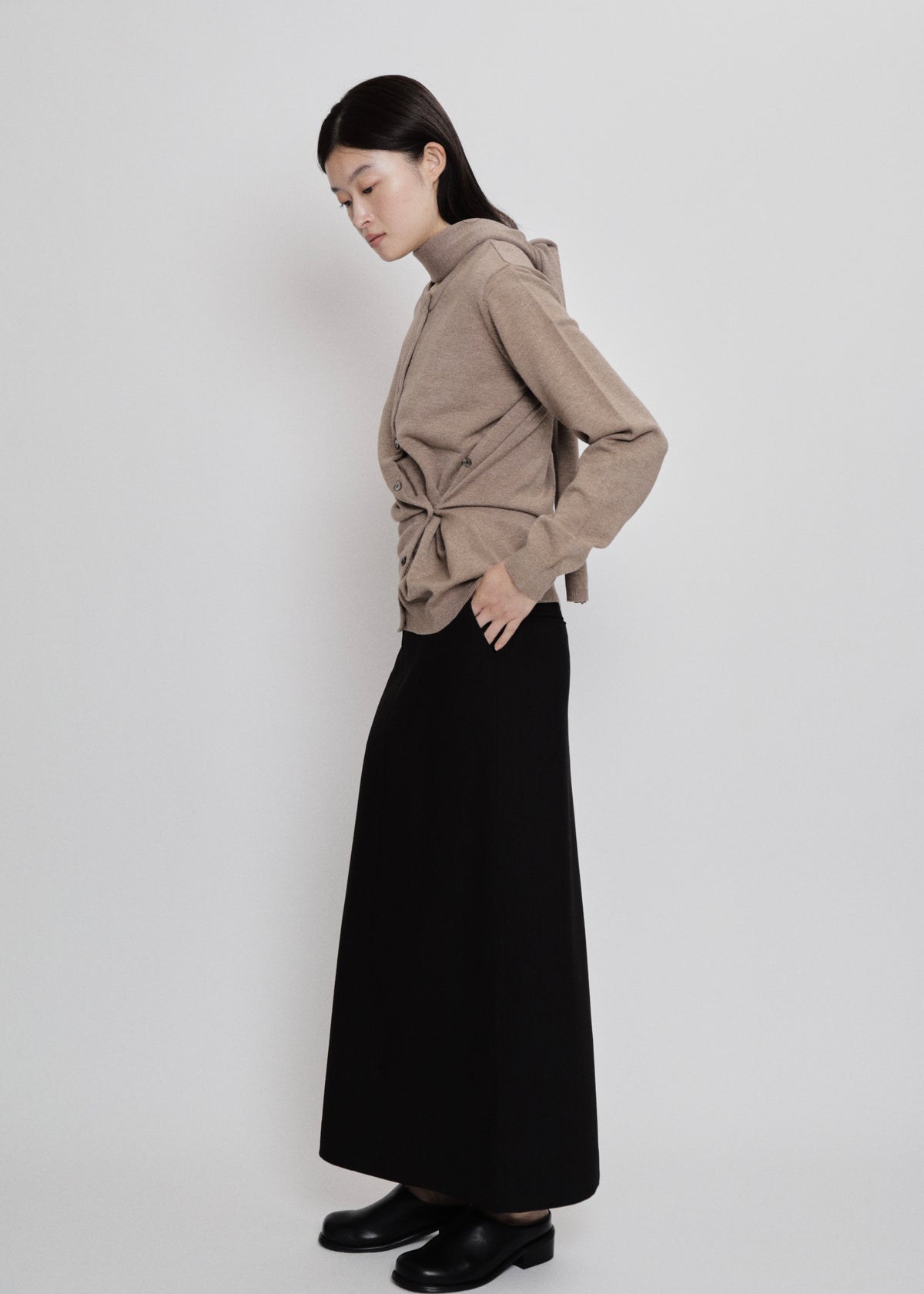 【先行】Herringbone Maxi Skirt ※10月中旬より順次配送