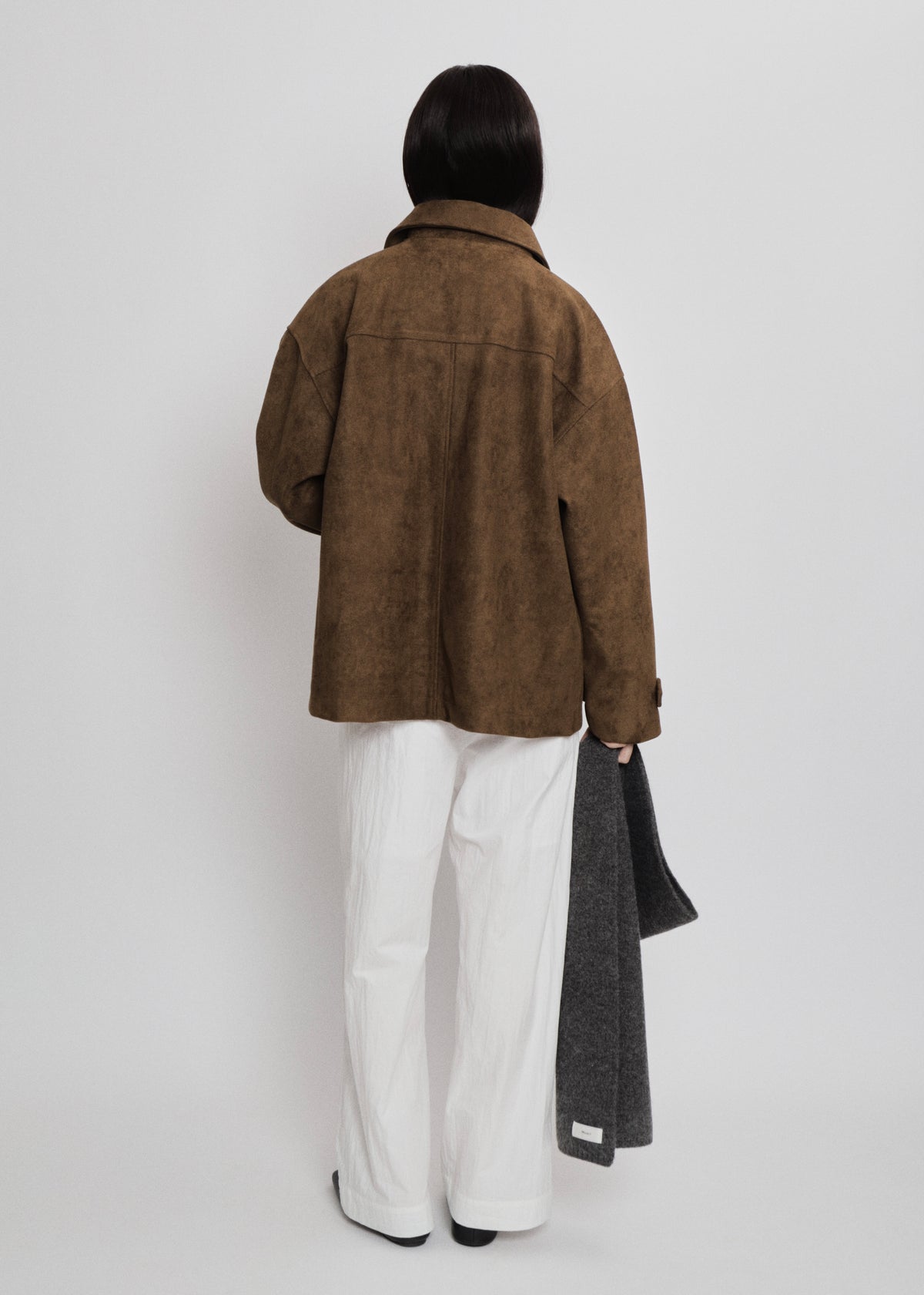 【先行】Faux Suede Oversized Blouson ※10月中旬より順次配送