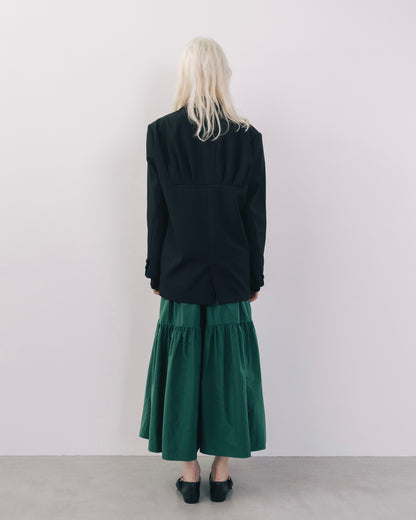 Back Gather Design Jacket