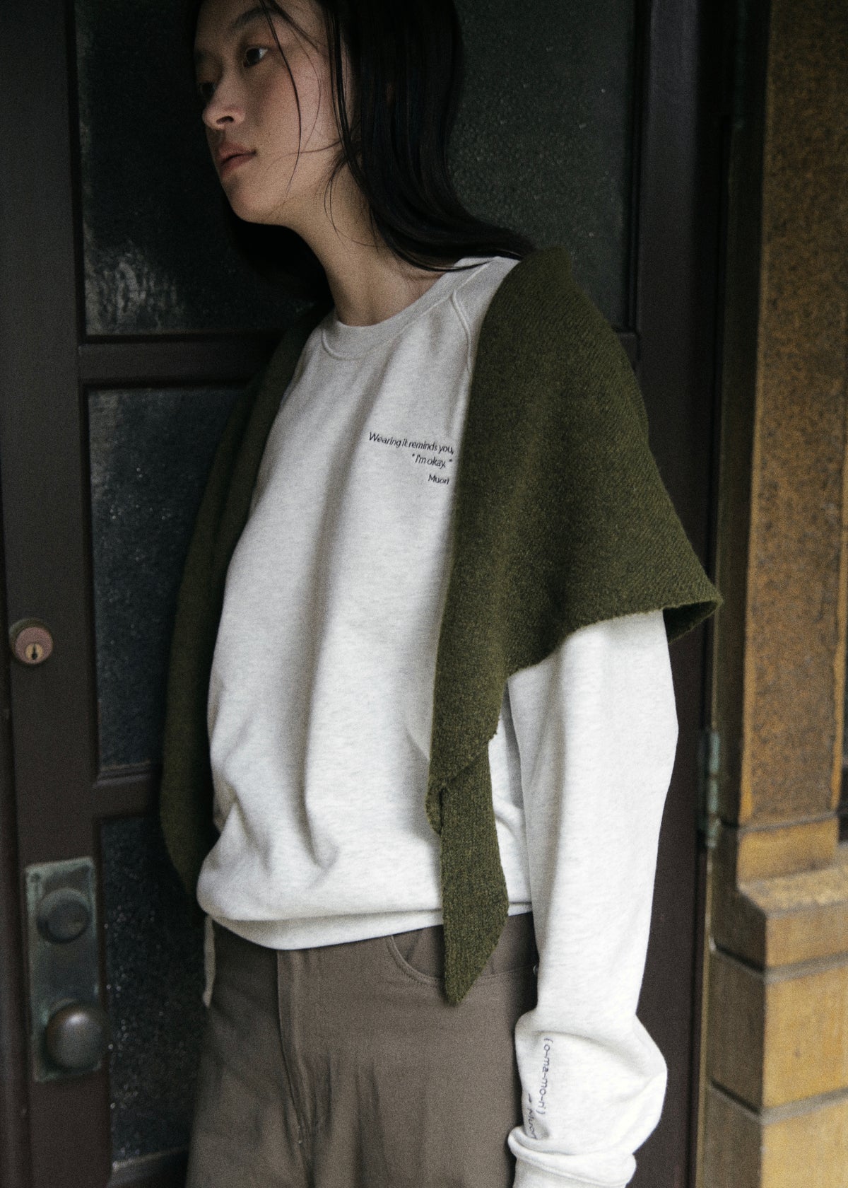 【先行】Triangle Knit Scarf ※10月中旬より順次配送
