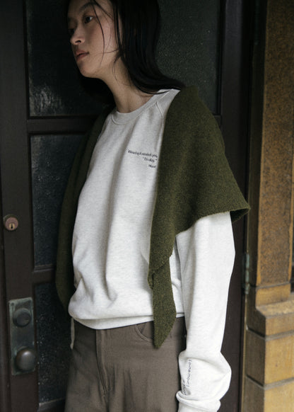【先行】Triangle Knit Scarf ※10月中旬より順次配送