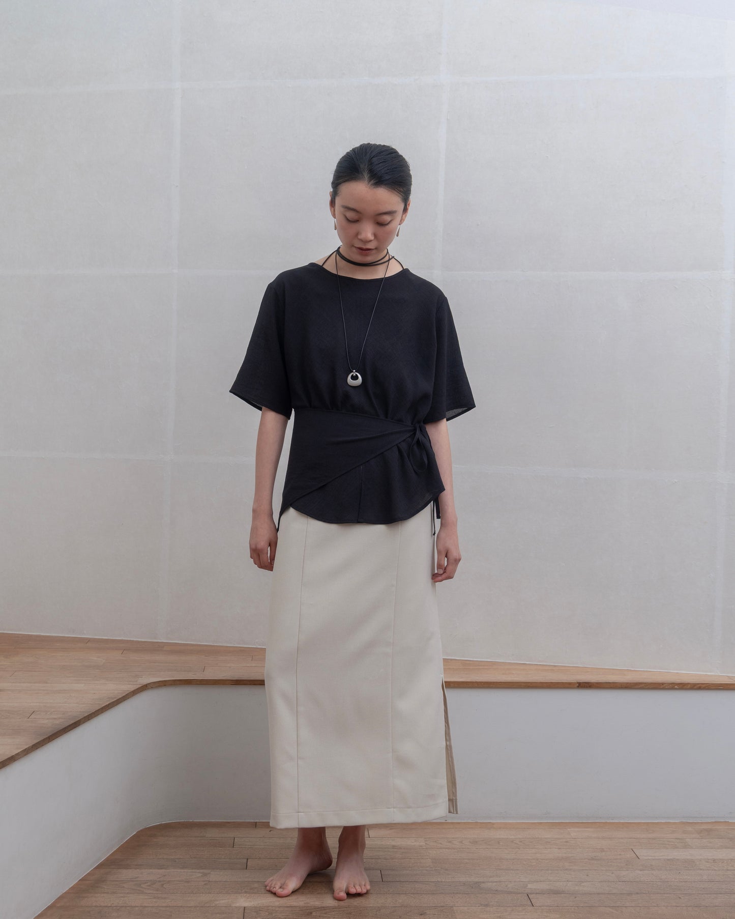 Obi-Wrap Sheer Top（6/26 21:00-）