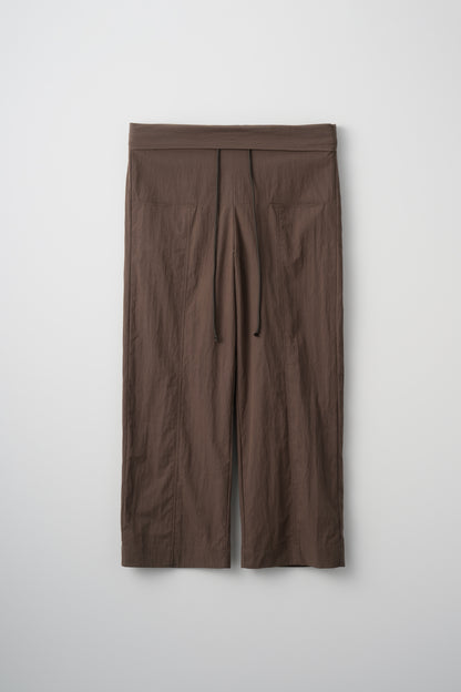 Fold Waist Lowrise Pants