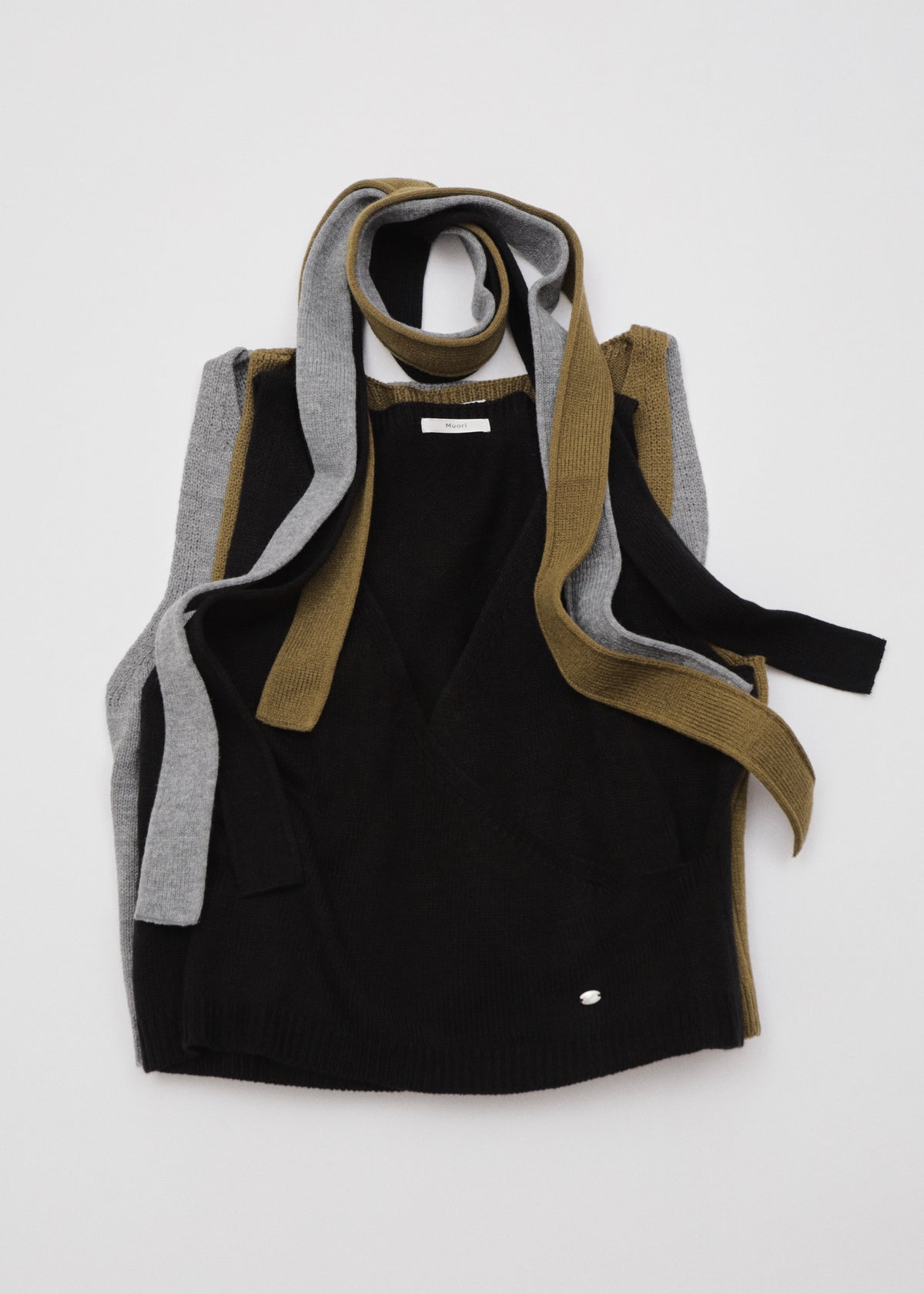 【先行】Obi-Wrap Knit Vest ※10月中旬より順次配送