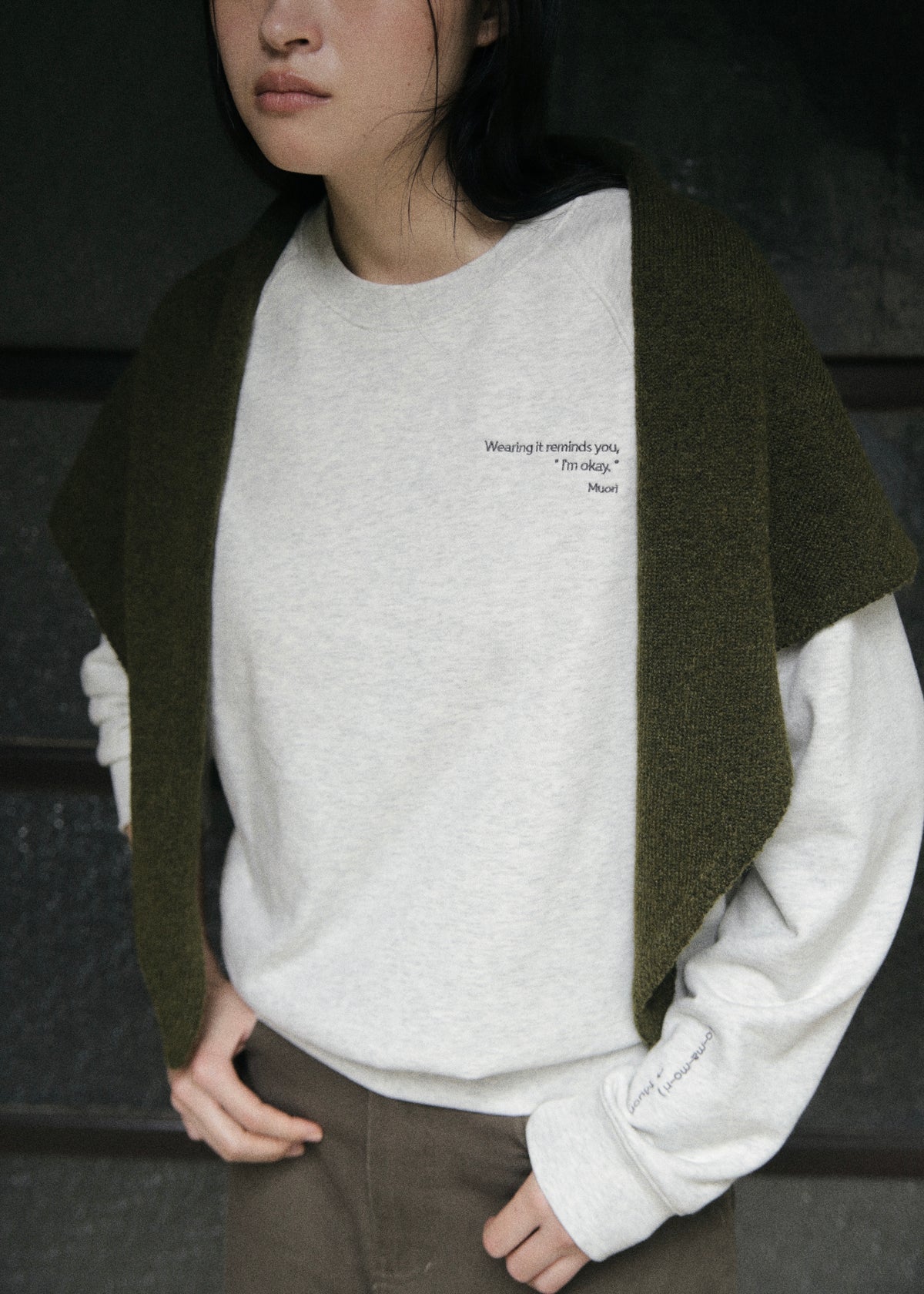 【先行】Triangle Knit Scarf ※10月中旬より順次配送