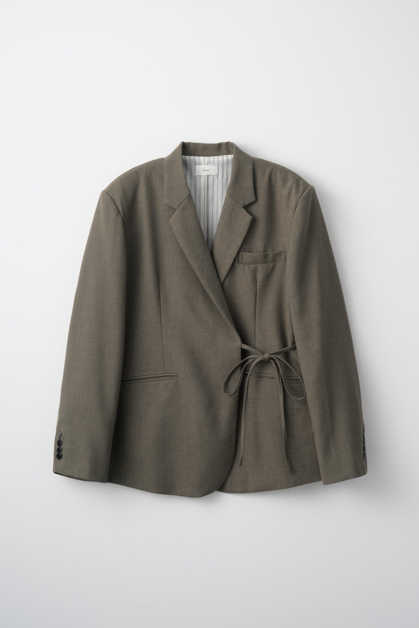 Tie Wrap Tailored Jacket