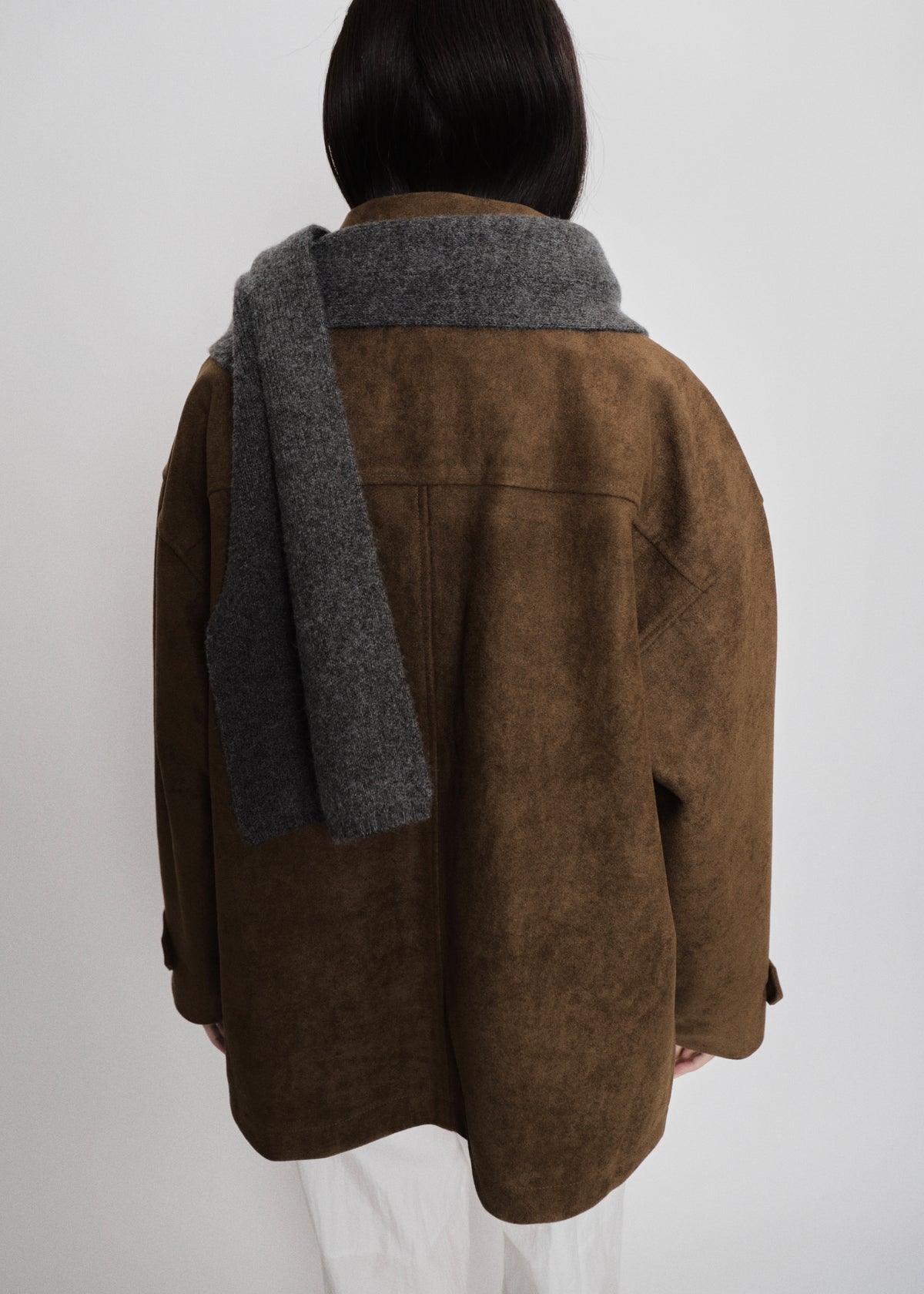 【先行】Faux Suede Oversized Blouson ※10月中旬より順次配送