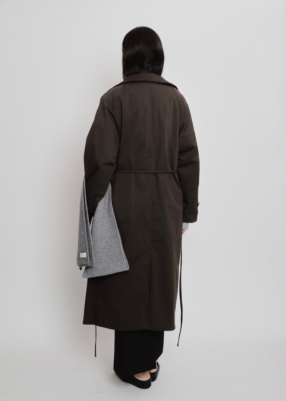 【先行】Funnel-Neck Trench Coat ※10月中旬より順次配送