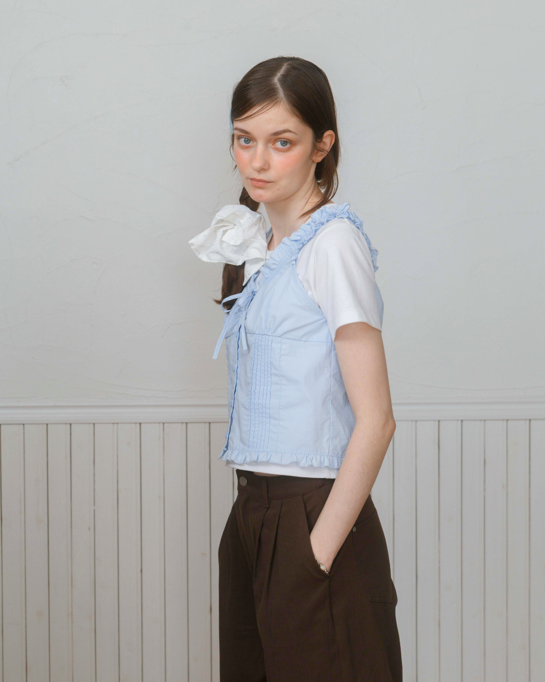 Soft Frill Bustier