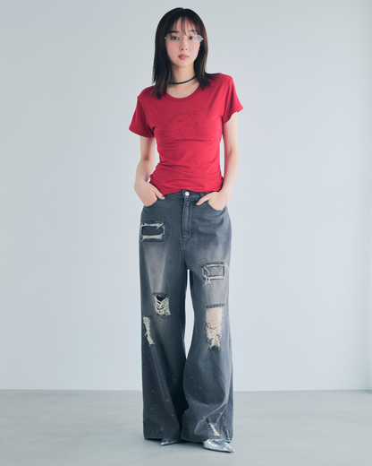 【予約】Back Open Compact Tee※6月下旬配送
