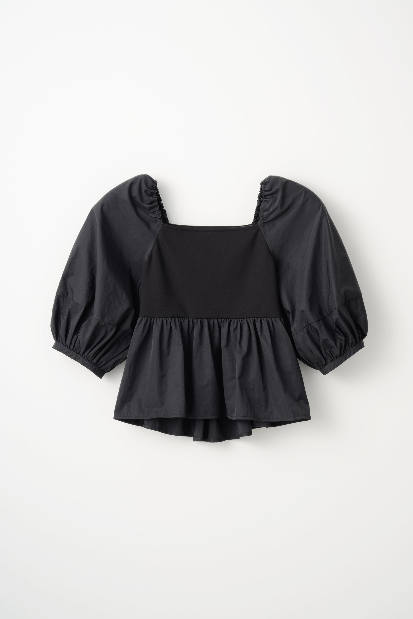 【予約】Square Neck Peplum Tops※6月下旬配送